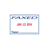 NEO Self Ink Stamp Faxed with Date - Al Masam Stationery LLC
